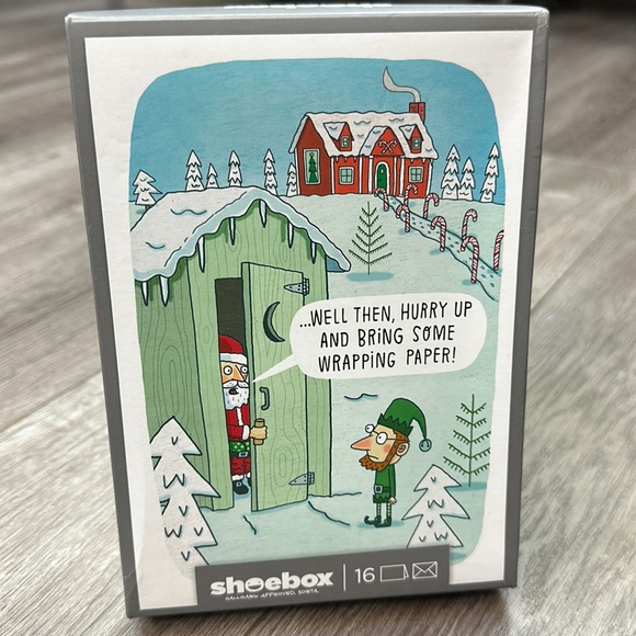 Hallmark Shoebox greeting cards 16 in each box 4 designs w/ envelopes Christmas - Picture 1 of 2